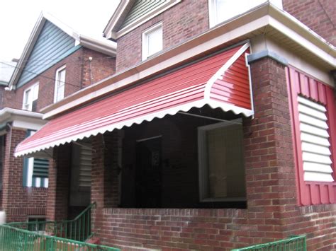 residential painted metal awnings